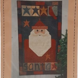 🍒 Santa Quilt Country Threads Kit Vintage Sewing Pattern Packet